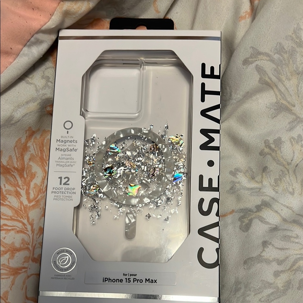 Case-Mate Silver Crystal Embellished Phone Case